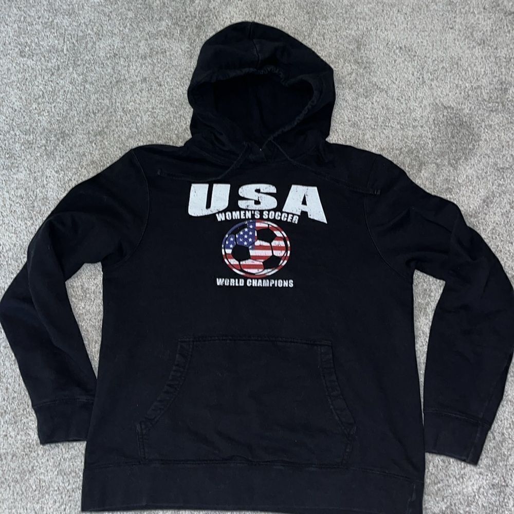 Team USA women’s world champions hooded hoodie  pullover sweatshirt sweater M